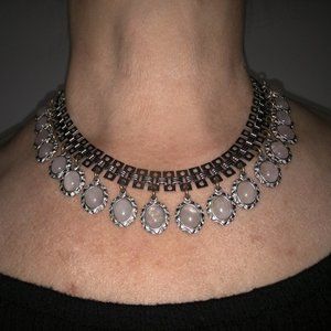 Necklace - Rose Quartz in English Pewter!